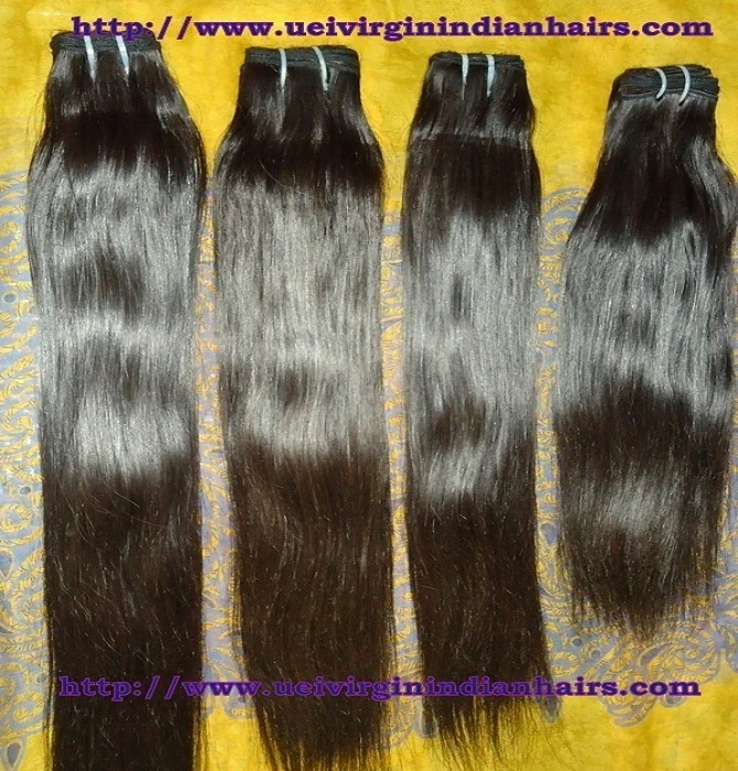  100% храмовые Необработанные индийские натуральные волосы