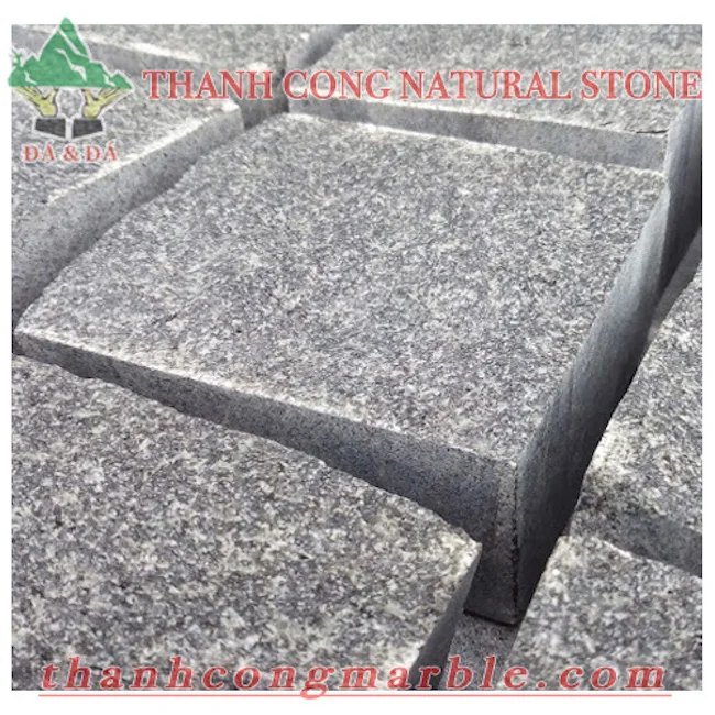 Bluestone Cubic Pavers 10x10 15x15 Natural Stone Cube Grey Limestone Walkway  Sidewalk Paving