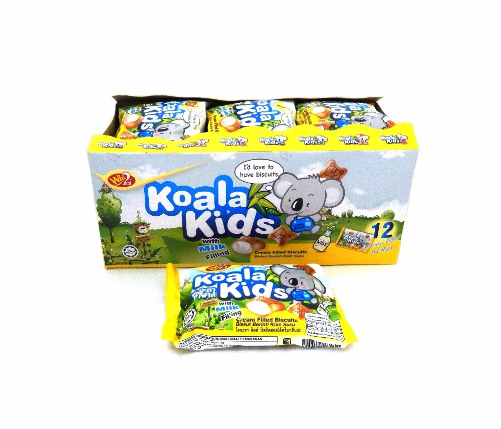 Win2 Koala Kids Boxed Biscuits With Banana Fillings 192g