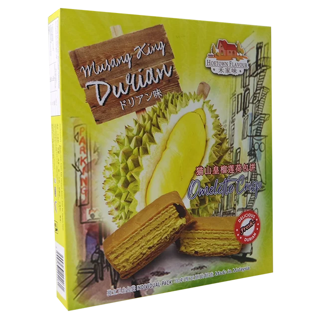 
Musang King Gold Durian Flavor Biscuit Omellette Factory 