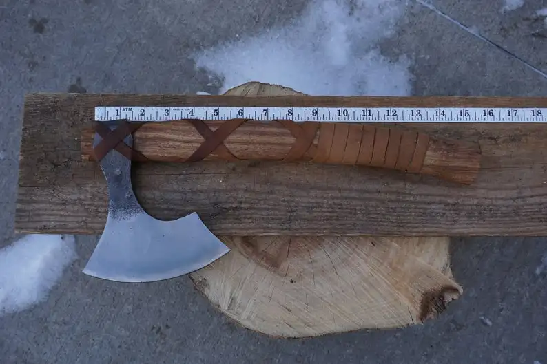 HANDMADE 5160 STEEL VIKING AXE TOMAHAWK FOR  VIKING FUNCTIONAL AXE V-0004