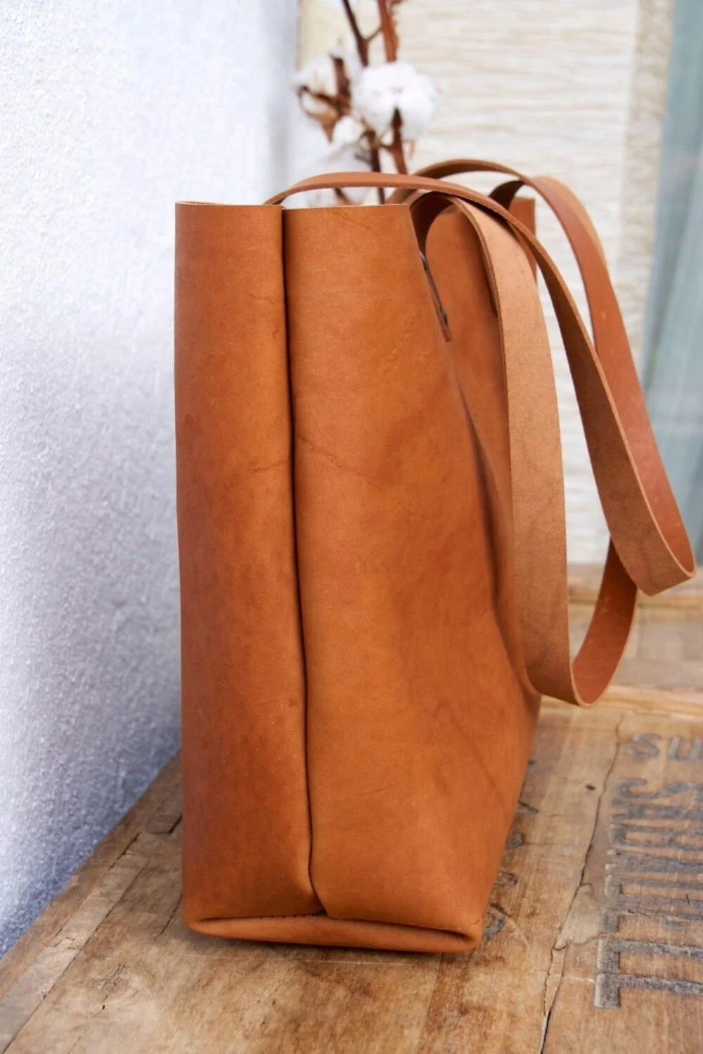 Camel Leather Tote Bag, Handmade Tote Bag Markhor Leather Casual Tote Daily Usage PK 100% Cow Genuine Leather AV-0044 Women