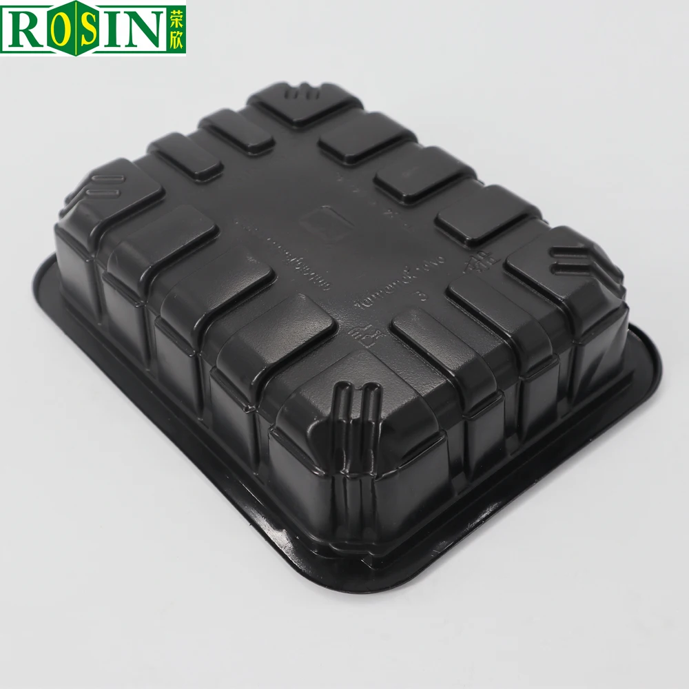 
High Resistant High Barrier EVOH Retort Black PP Packaging Trays For Food 