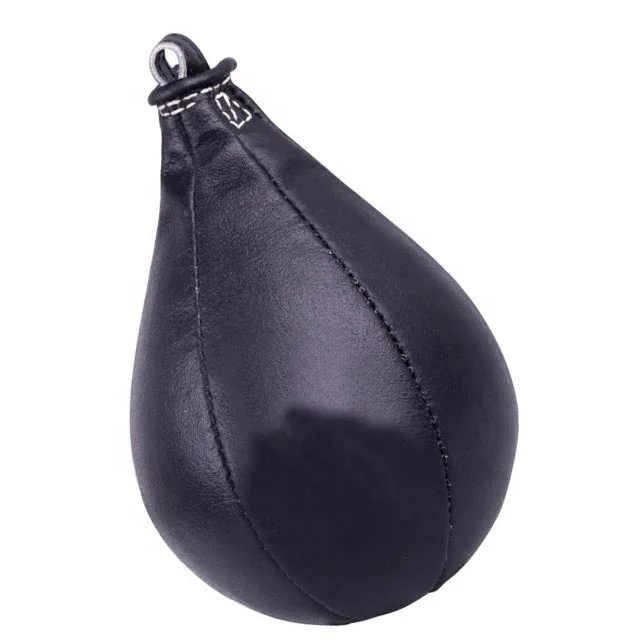 
Natural Grain Black Real Cow High Strong Speed balls Boxing Training Speedbags 