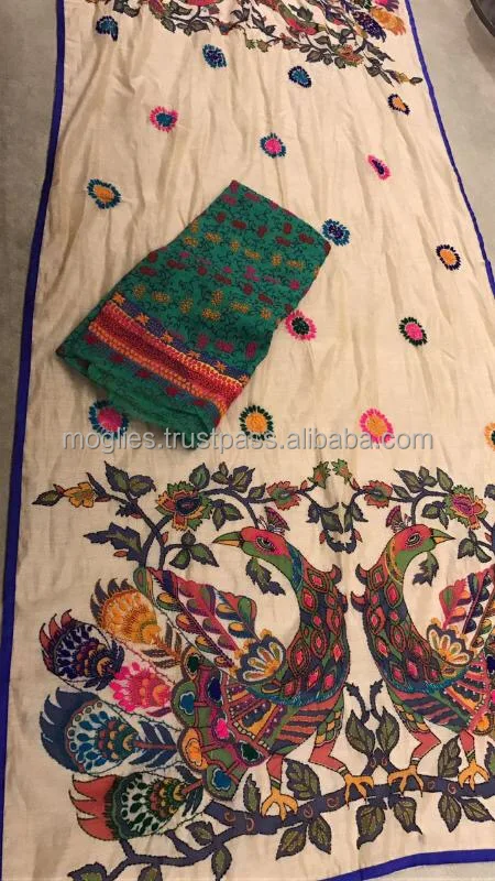 Hot Selling Red Kuchi Fully Embroidered Dupatta Indian Dupatta Phulkari Duapttas at Bulk Price