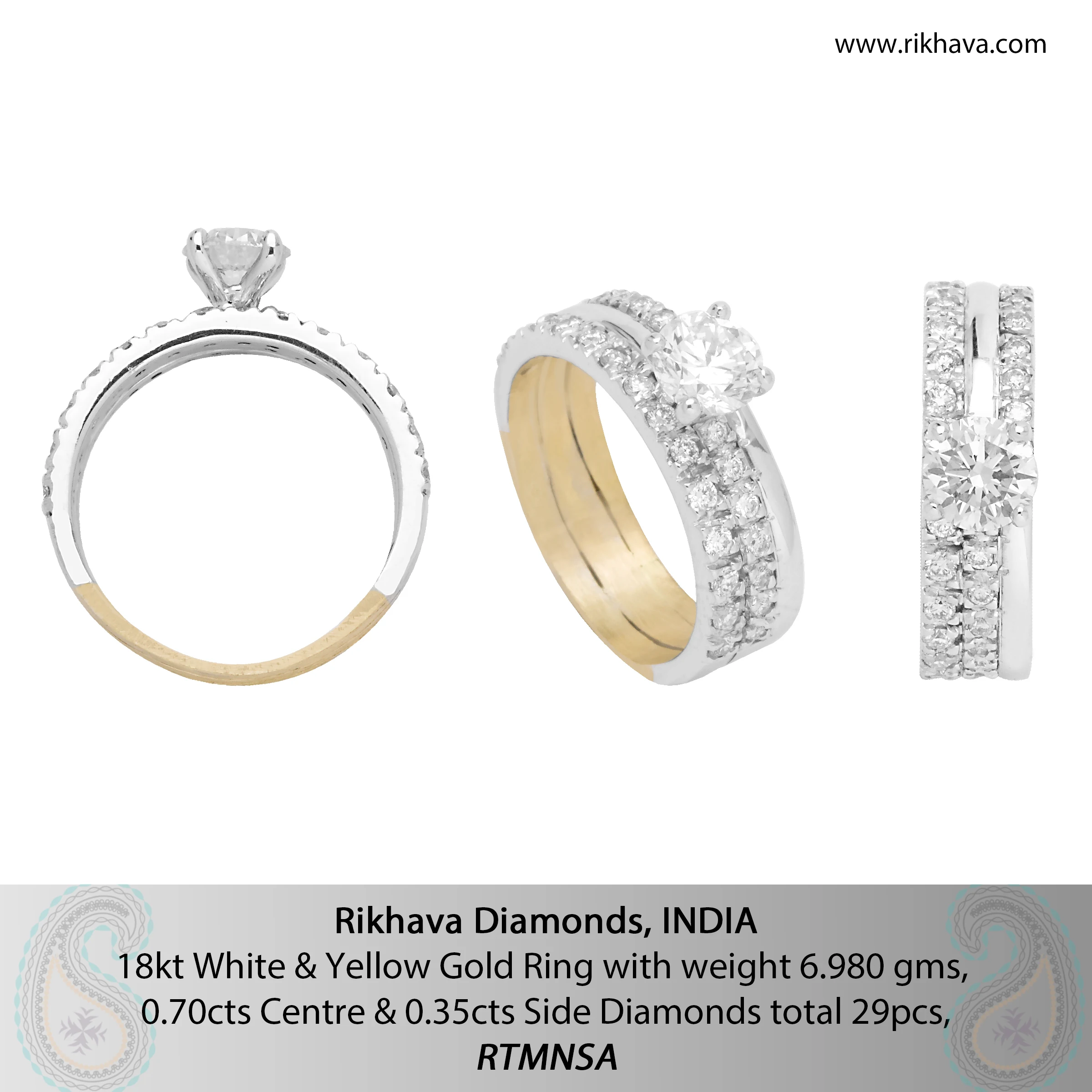 New Wedding Ring Gold Real 10k 14K 18K Gold Ring Diamond Moissanite Wedding Ring For Men And Women