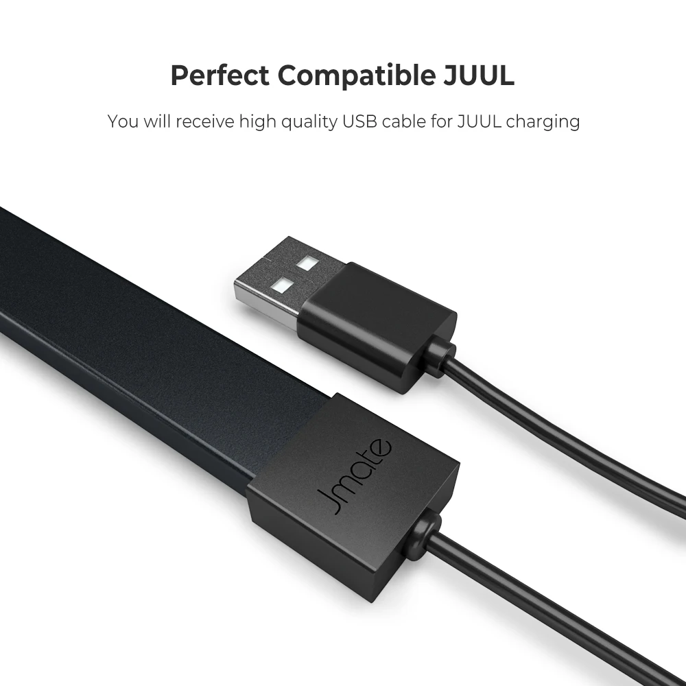 
Jmate Portable Popular E Cig USB Charger Magnetic Cable for JUULs Charging 