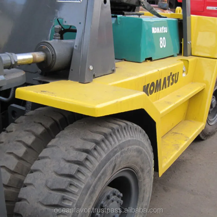 Used Komatsu FD80 forklift for sale, Komatsu 8 ton forklift komasu FD80H for sale