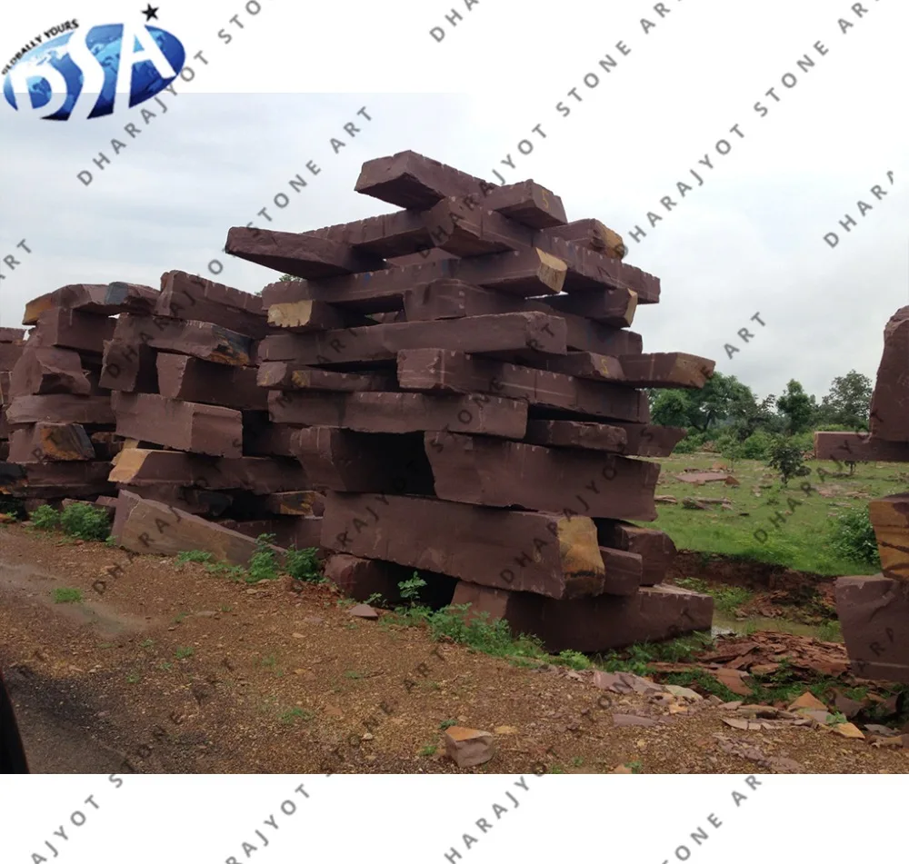  Популярные открытого воздуха Браун песчаника небольшой блок