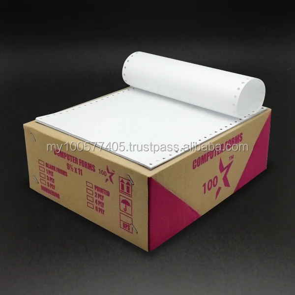 
9.5 * 11 inch 4 ply computer forms carbonless ncr paper 