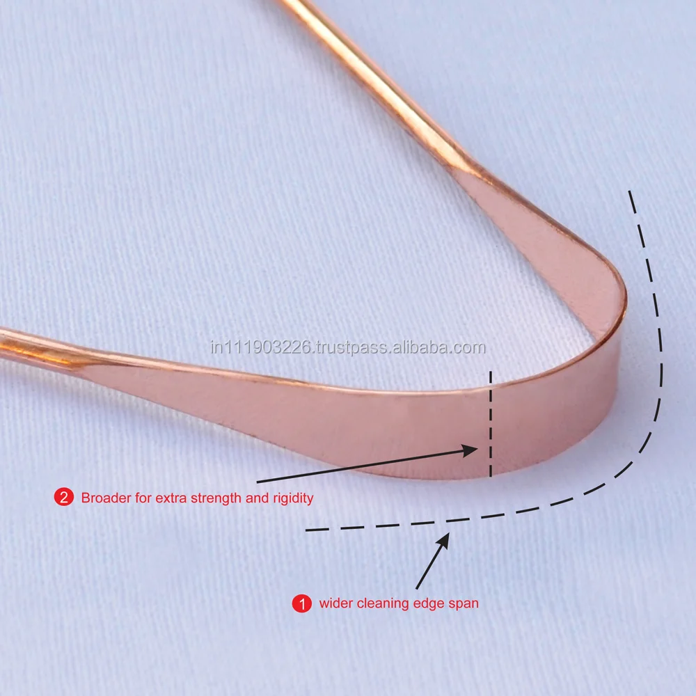 
Pure copper tongue scraper Superior Quality product oral care tongue cleaner 
