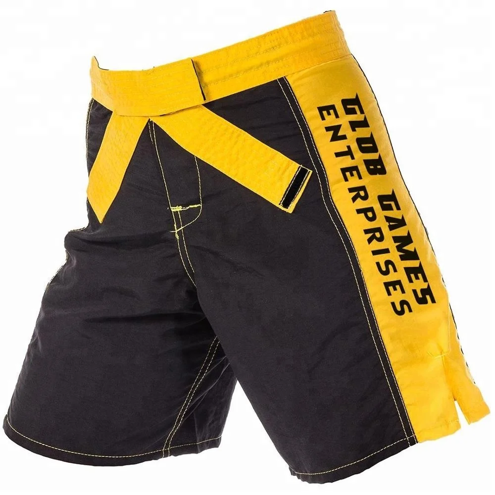 High quality MMA Shorts design own logos factory direct prices 2018