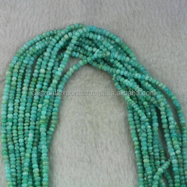 Loose Beads Round Stone Peru Natural blue Amazonite Round loose stone jewelry gemstone beads