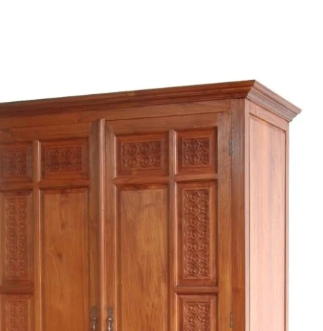 Деревянная мебель-мебель из тика шкаф от индонезийского производителя