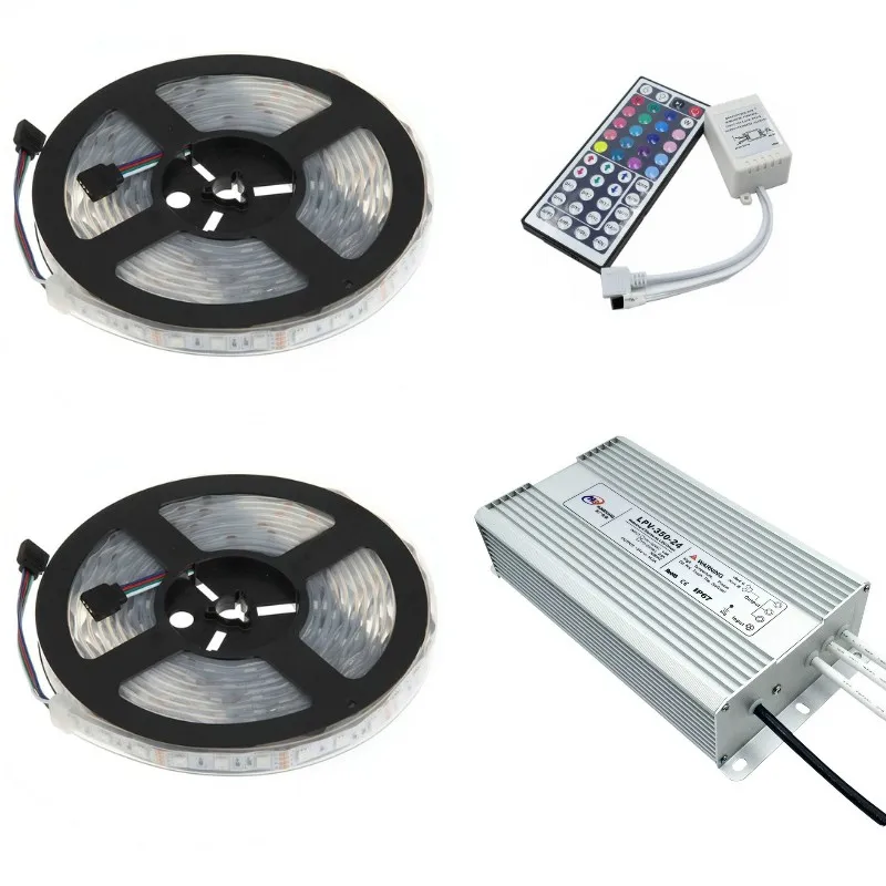 LED Strip Light RGB 5050 12V IP68 Underwater Pool Lighting LED Light Strips Waterproof