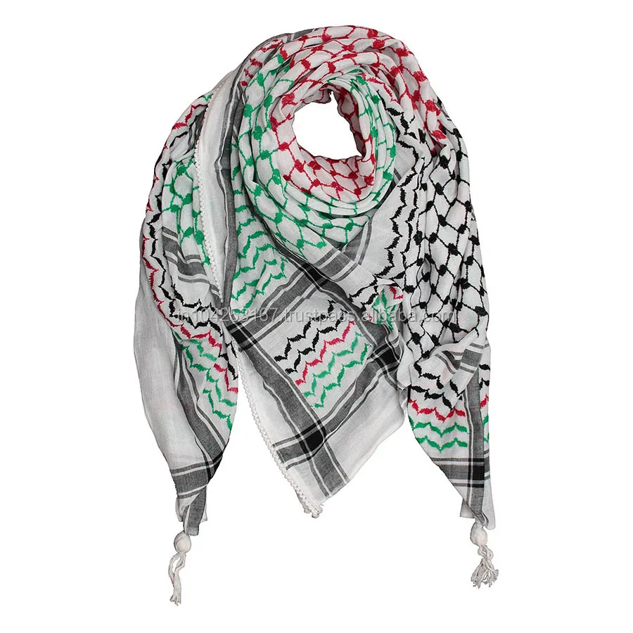 high quality arabian shemagh scarf custom design and logo 2021 Luxury Brand Designer spring summer women Soft Solid Women 100%