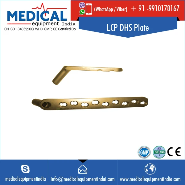 DHS Locking Plate Femoral Fixation Orthopedic Implants Iinstruments