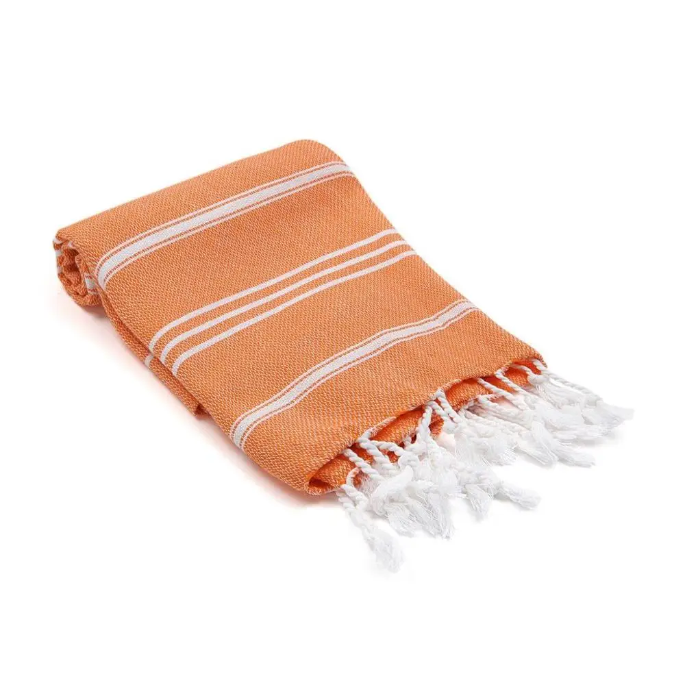 100%Cotton yarn dyed customised colored striped thick outdoor daily use fieldcrest plum sunflower kitchen fouta peshtemal towels