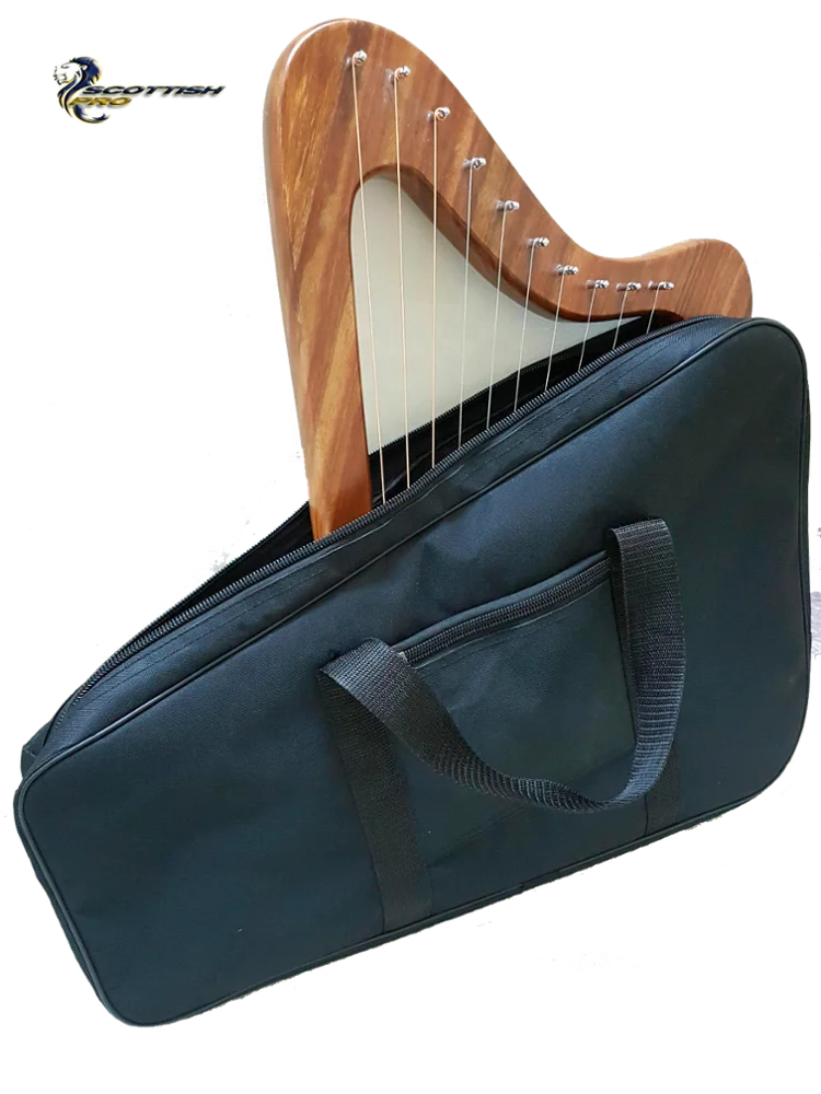 10 Metal String Solid Rose Wood Lyre Solid Wood Custom Made Wood And Color Good Quality Musical Instruments Lyre Harp