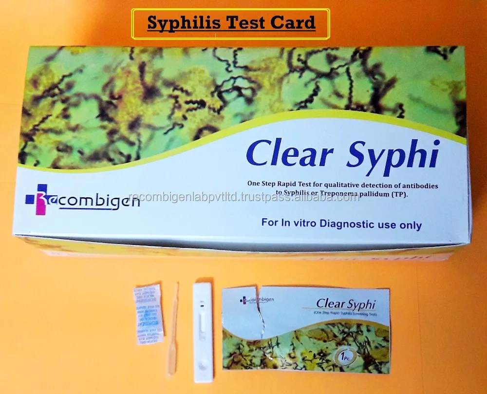 
One step Rapid diagnostic syphilis Test kits (TP test strips serum / plasma / ISO13485 certified) 