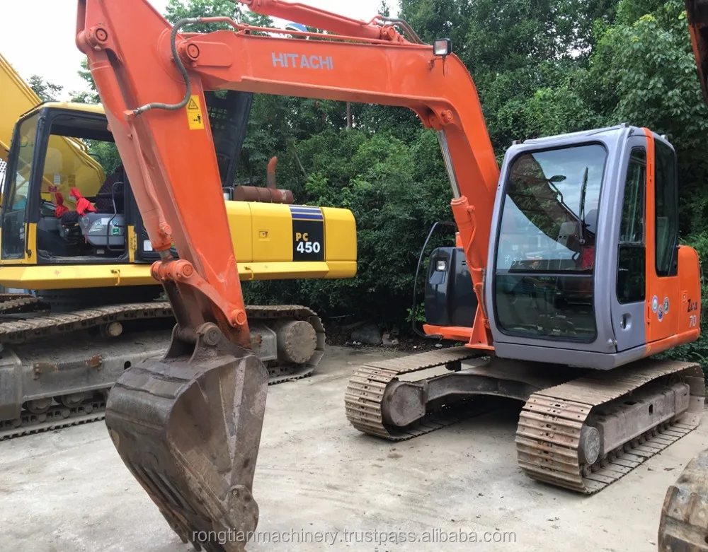Fuel-efficient hitachi machine ZX70 excavator for sale, used hitachi excavator at low working hours