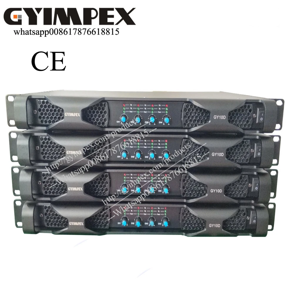 GYAUDIO Series Professional Audio Amplifier 4 Channel Line Array Speaker Amplifier