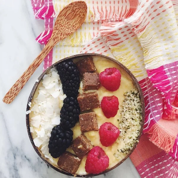 Sustainable Coconut Shell Bowl For Organic Vegan Smoothies Healthy Meals And Zero Waste Living