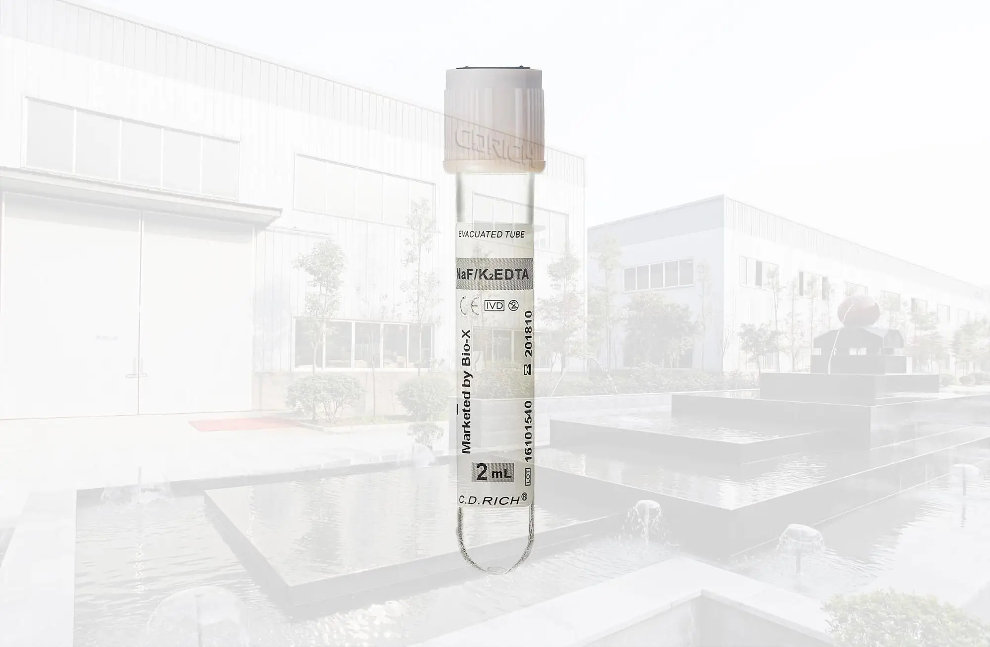 CDRICH disposable Vacutainer vacuum blood collection tube, EDTA K2