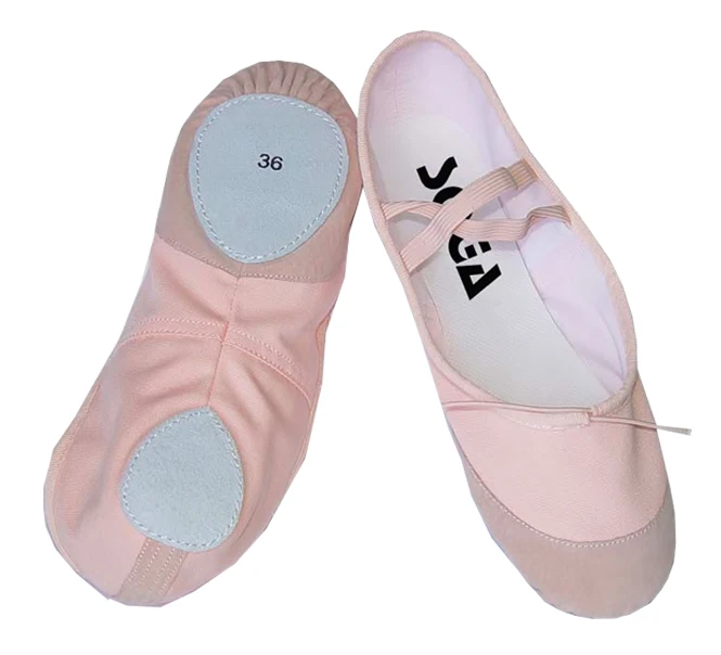 
Girls Split Sole Canvas Ballet Slipper/Ballet Shoe/Yoga Dance Shoe (Kid/Women) 