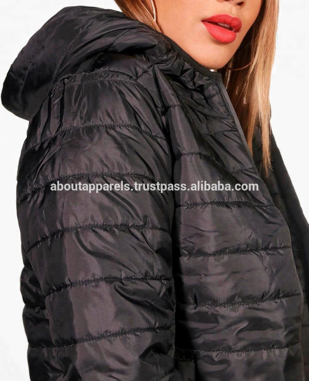 Polyester Filled Padded Cheap Women Winter Coat Parka Jacket, Bulk wholesale ladies sports jacket