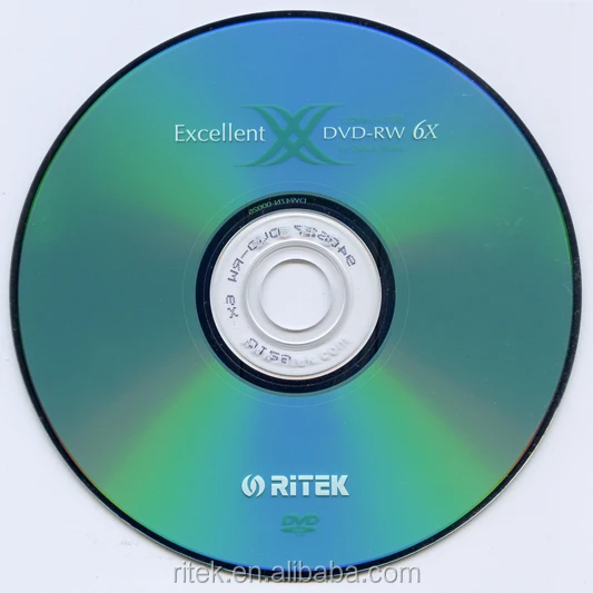 
Ritek good quality DVD - RW 6x 