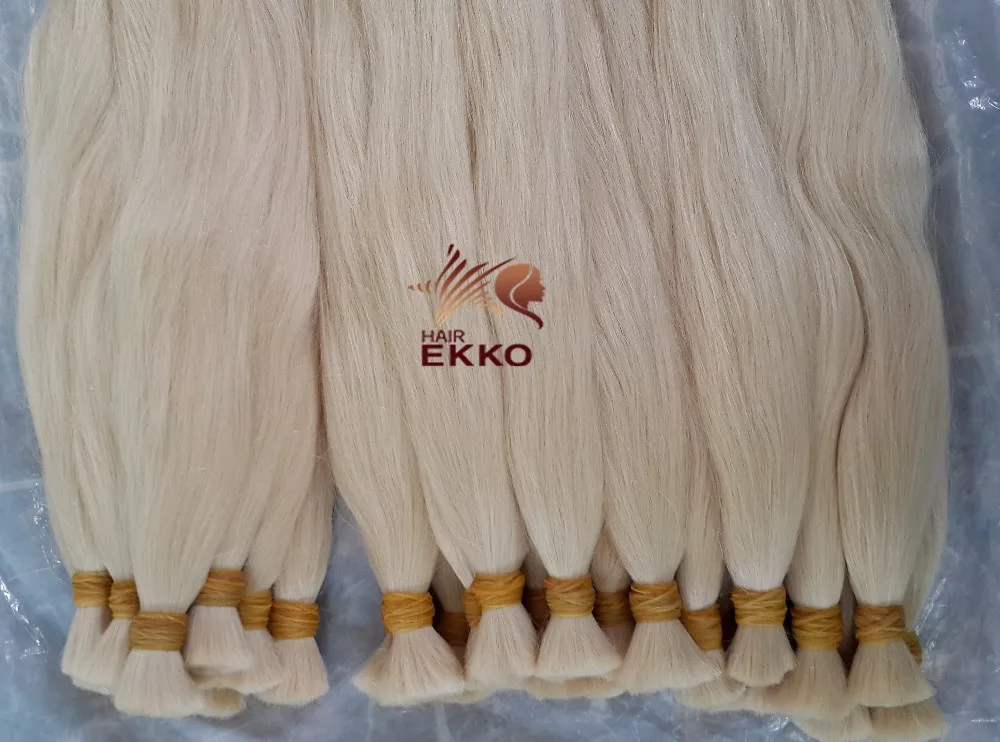 Роскошные накладные волосы без спутывания шелковые пепельный цвет человеческие