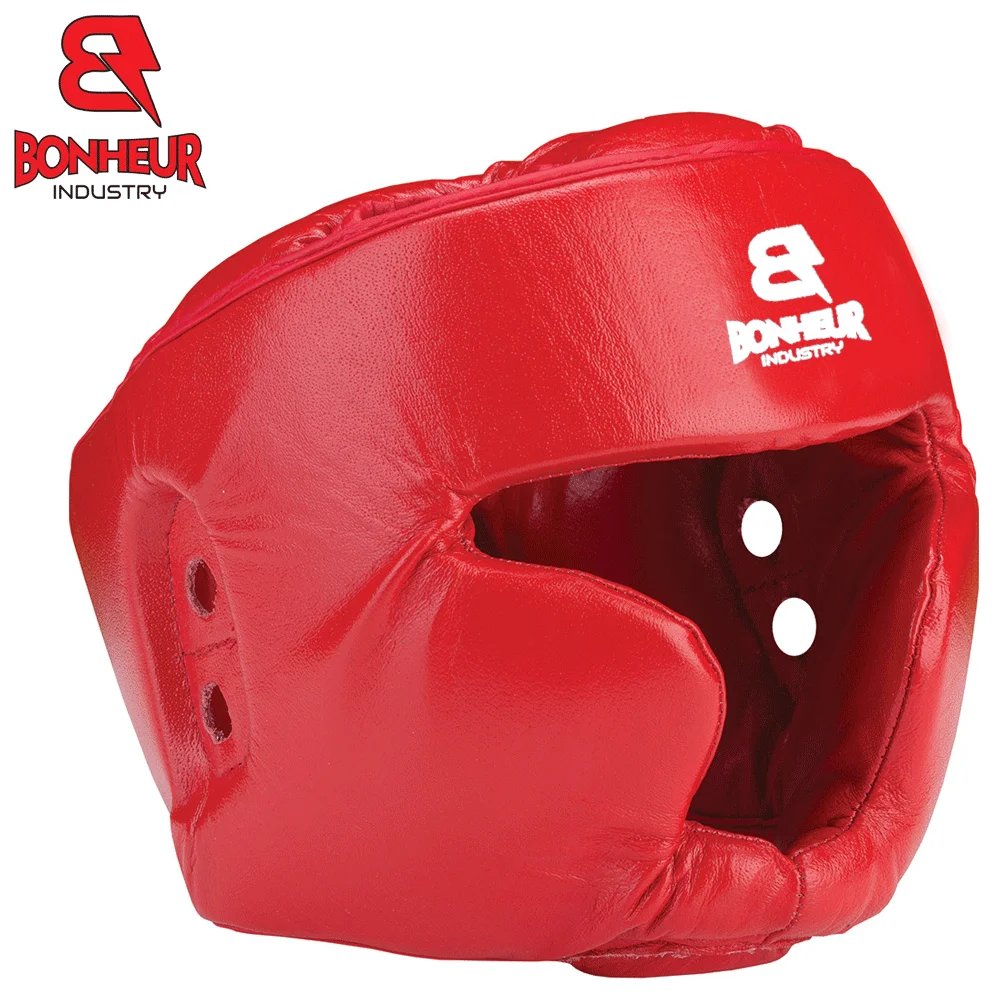 Headguard for Boxing, MMA Training Head Guard with Removable Face Grill Cheeks Ear Mouth Protection Headgear for Muay Thai