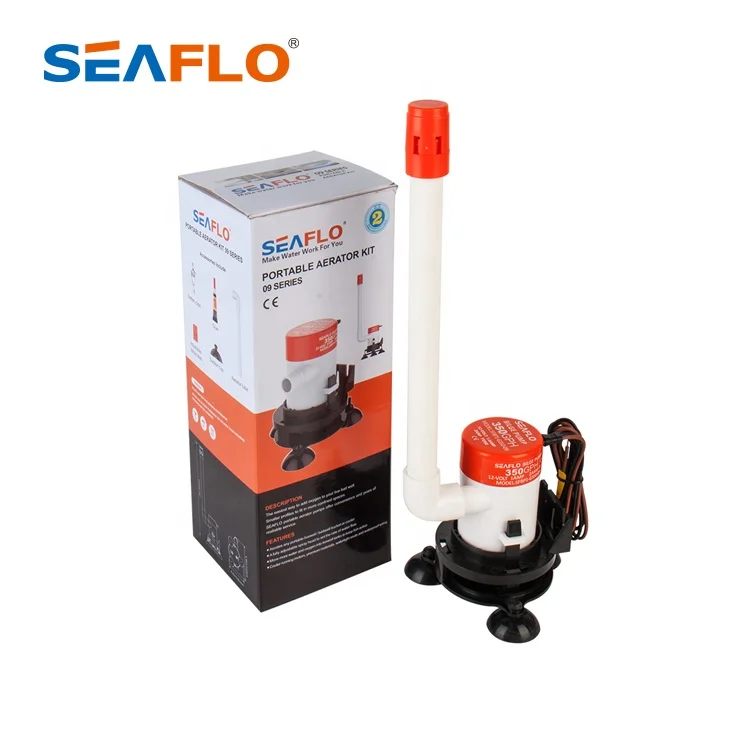 SEAFLO 12V 350 GPH Keep Water Sparkling Clean Aerator Pump