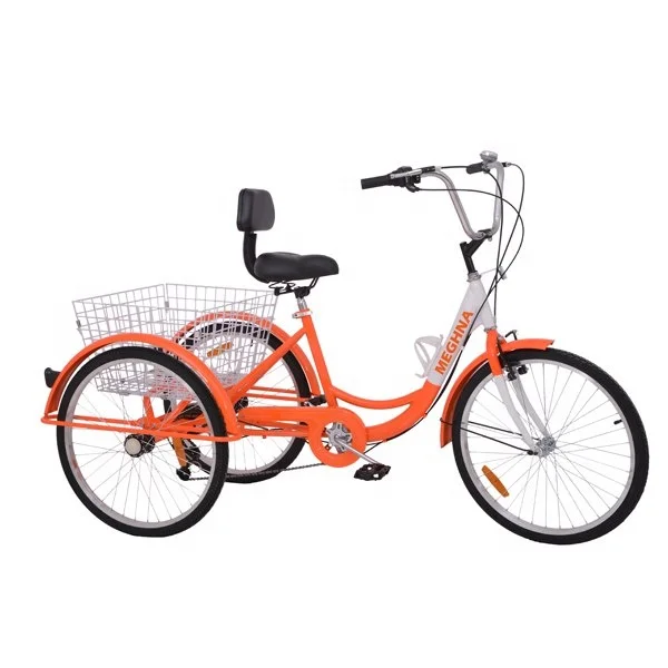
2019 24 inch 7 speed folding adult tricycle / trike / three wheel cargo cheap tricycle bike for sale 