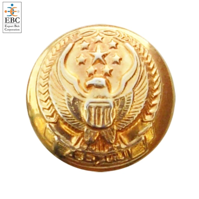 OEM Metal Badge Insignia High Quality Brass Badges Custom Sword Belt Buckle Die Cast Brass Buttons in Premium Materials