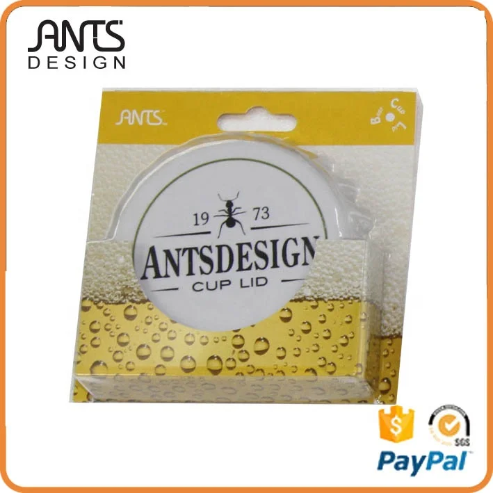 
Custom Logo Novelty Beer Cap Shape silicone coaster 