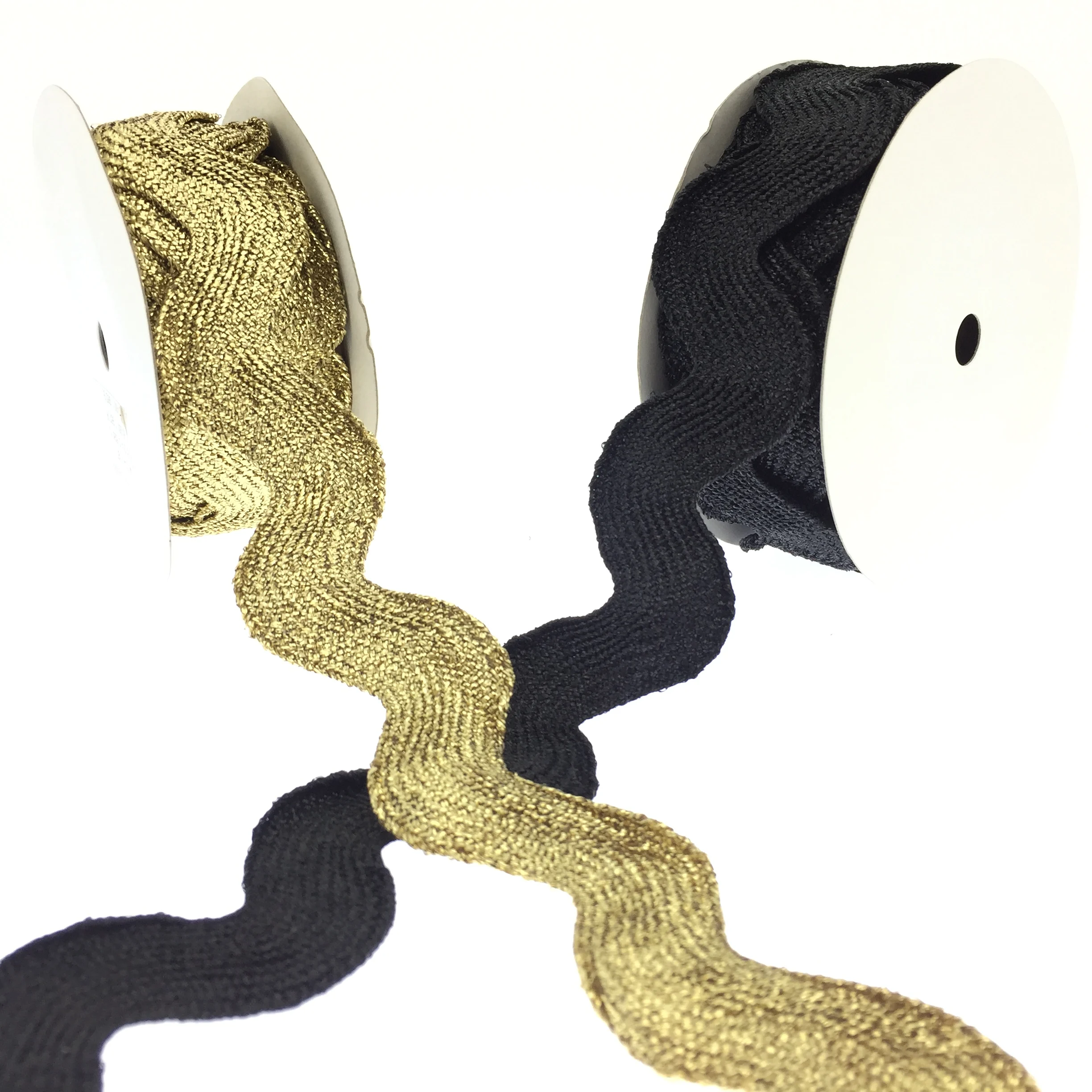 Complacent shinny metallic Ric-Rac ribbon ric rac lace ric rac trim for garment accessories decorative