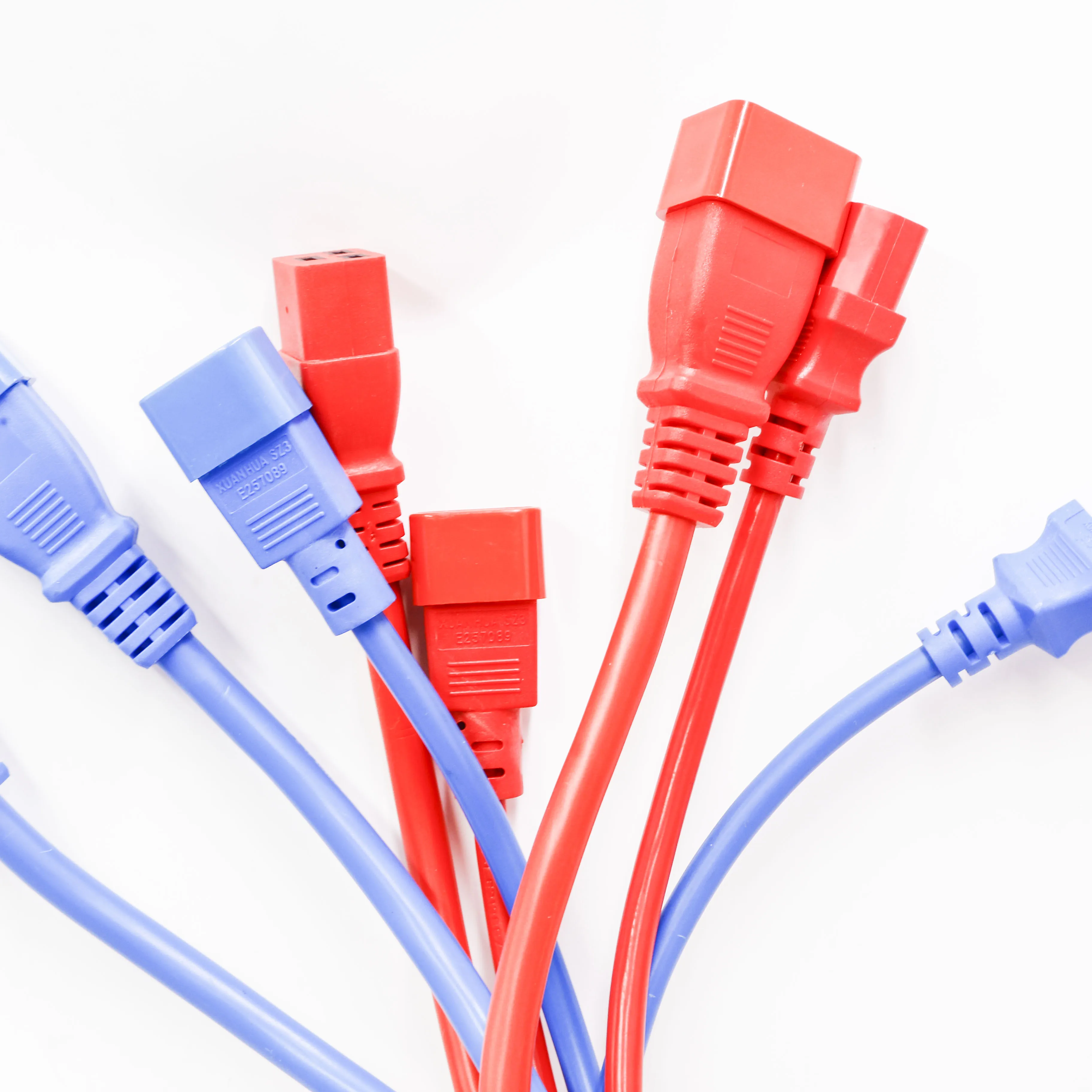 Heavy Duty CPU / PDU Power Cord - C14 to C13 - 15 Amp - Red