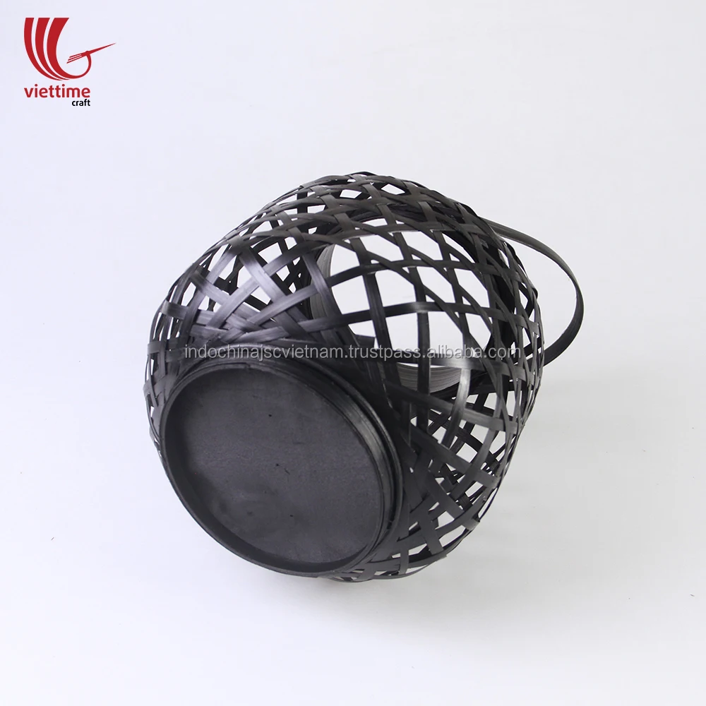 
Home decor lantern, weaving bamboo candle lantern wholesale 