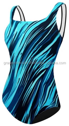 Sublimation Ladies Sexy Swimming Suit Custom Made Design Swimwear
