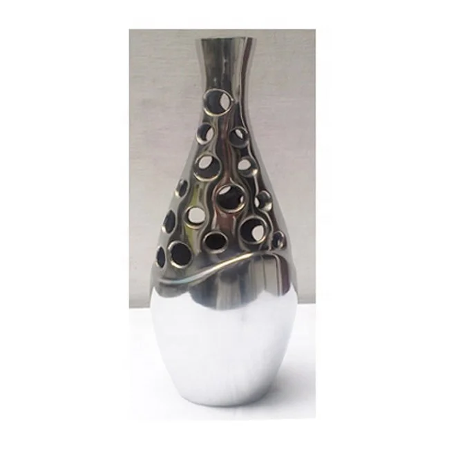 HIGH QUALITY LONG FLOWER VASE METAL VASE DECORATIVE VASE for HOME DECOR and WEDDING DECORATION in WHOLESALE