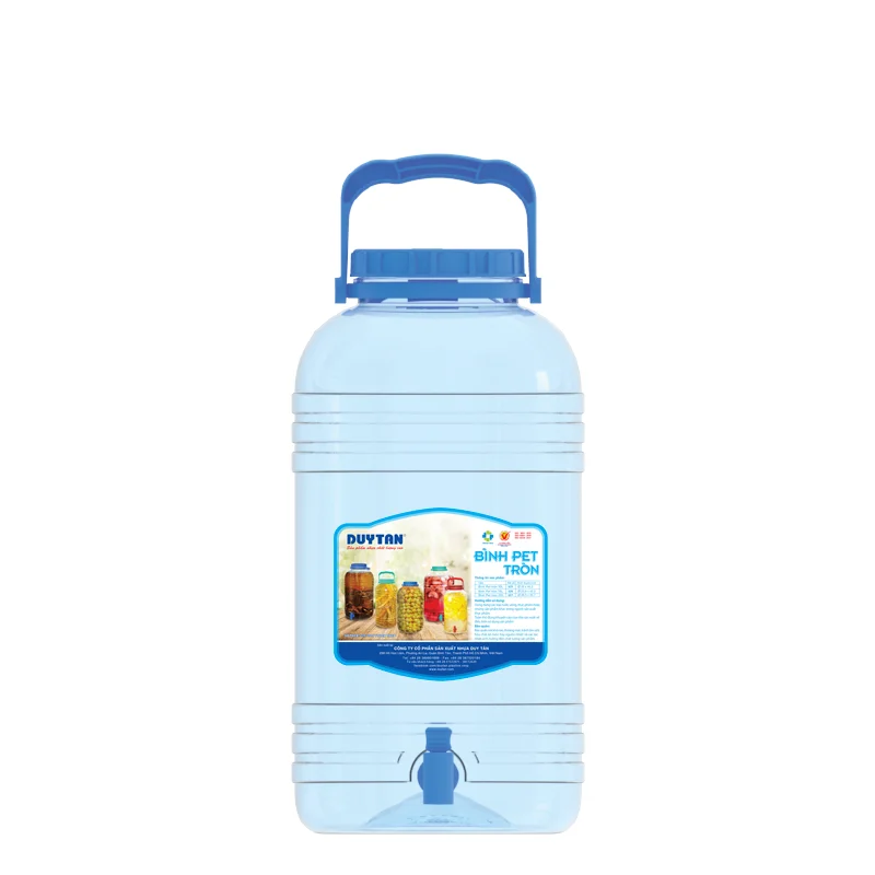 
2018 water bottle PET bottle 10L 15L 20L with handle BPA Free plastic drinking water bottle can contain tomatoes sauce 