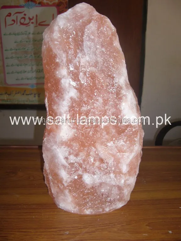 Himalayan Natural Rock Salt Lamp / Crystal Pink Salt Ionizer Pakistan