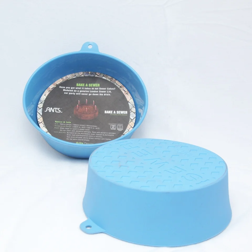 High quality silicone sewer shape cake mould