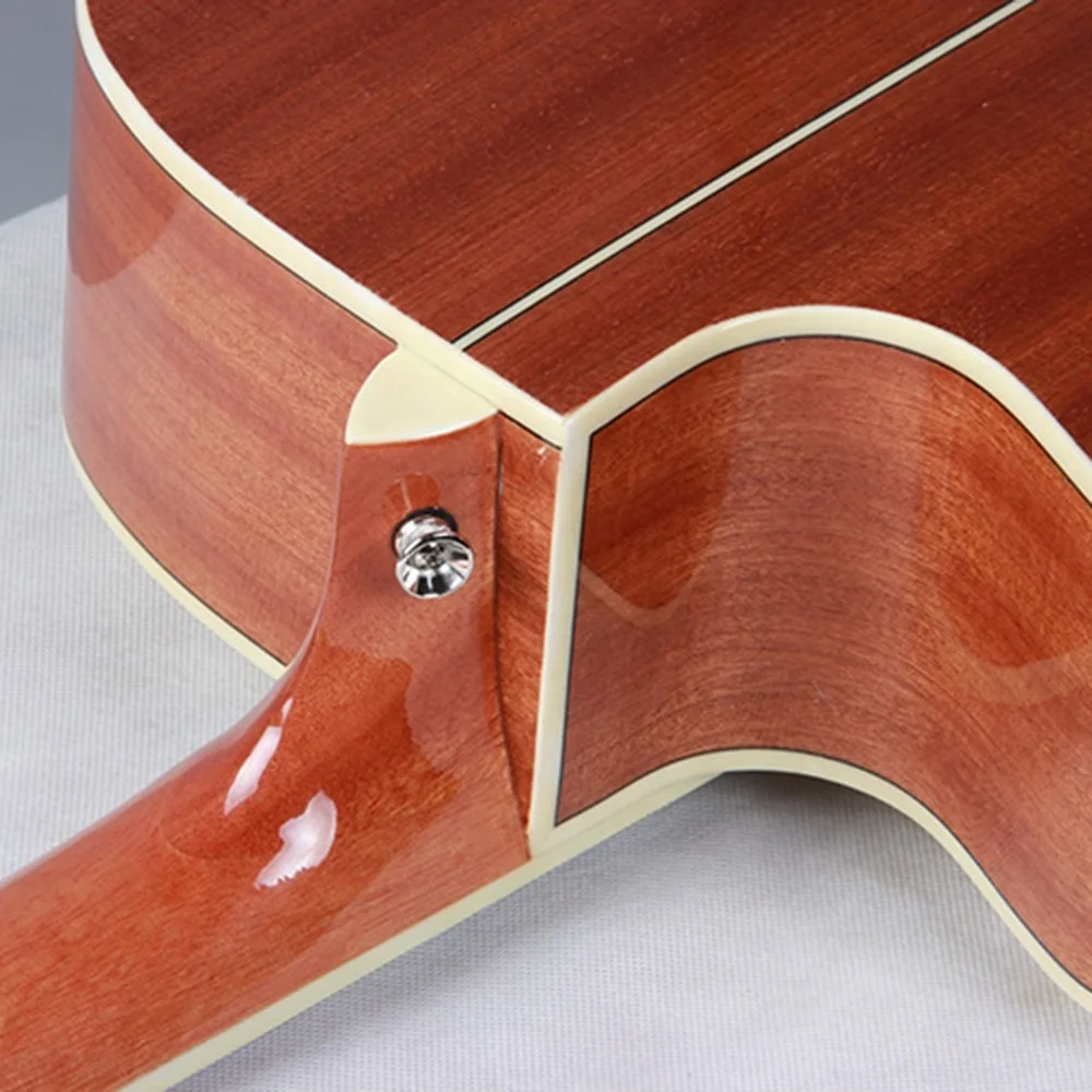 Babson Music Cheap cutaway spruce top sapele back mahogany neck rosewood fingerboard 41 inch used silent acustic acoustic guitar