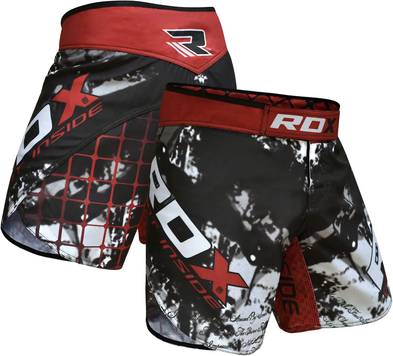 MMA Shorts Grappling Kick Boxing Mens Muay Thai Cage Fight Trunks