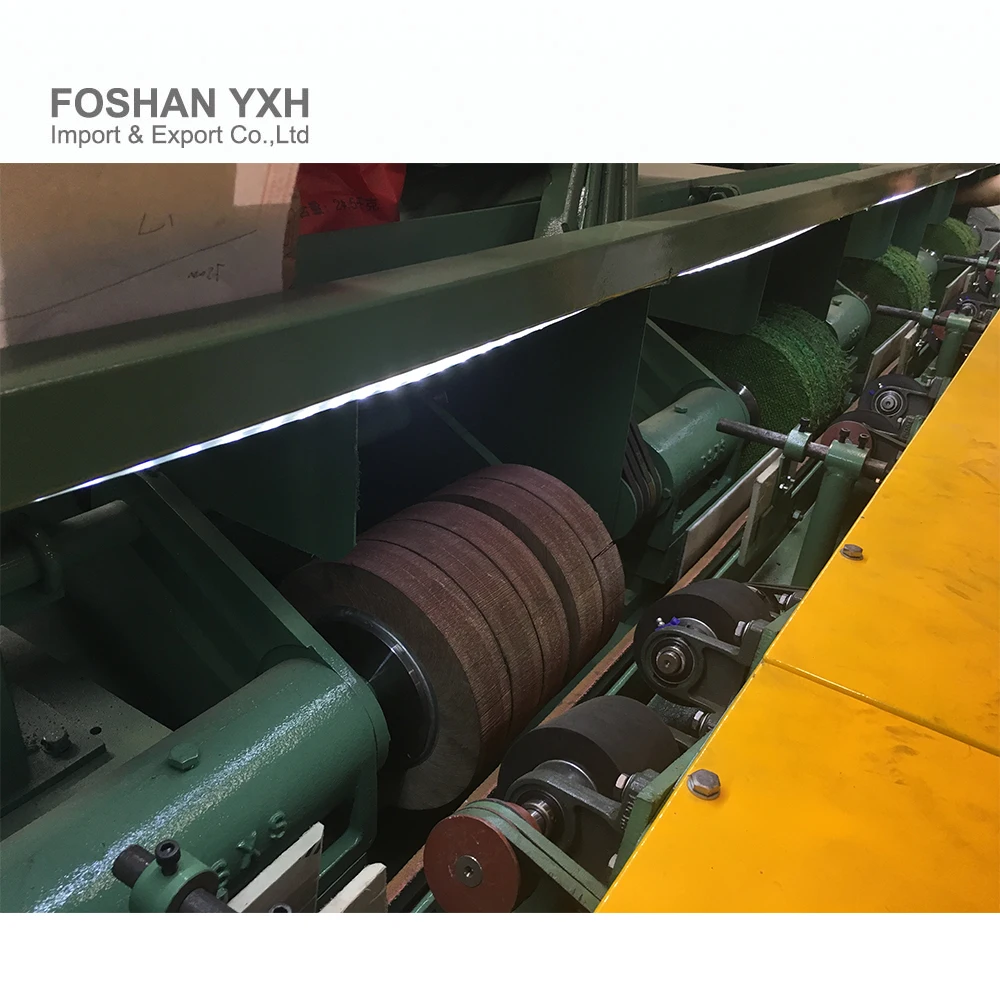 High Speed Metal Round Pipe Rod Bar Grinding Buffing Polishing Machine