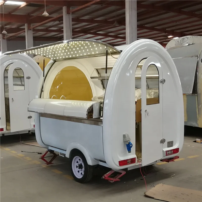 catering street food kiosk mobile fast food trailer