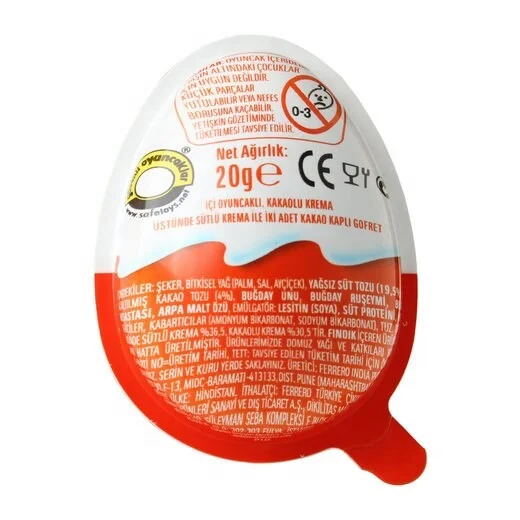 
For Kinders Joy Chocolate Egg 